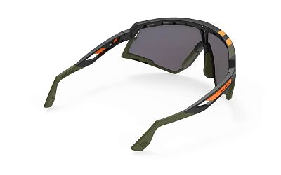 Превью  Велоочки RUDY PROJECT Defender Black Matte/Olive Green, Линзы: Multilaser Orange (SP524006-0020)